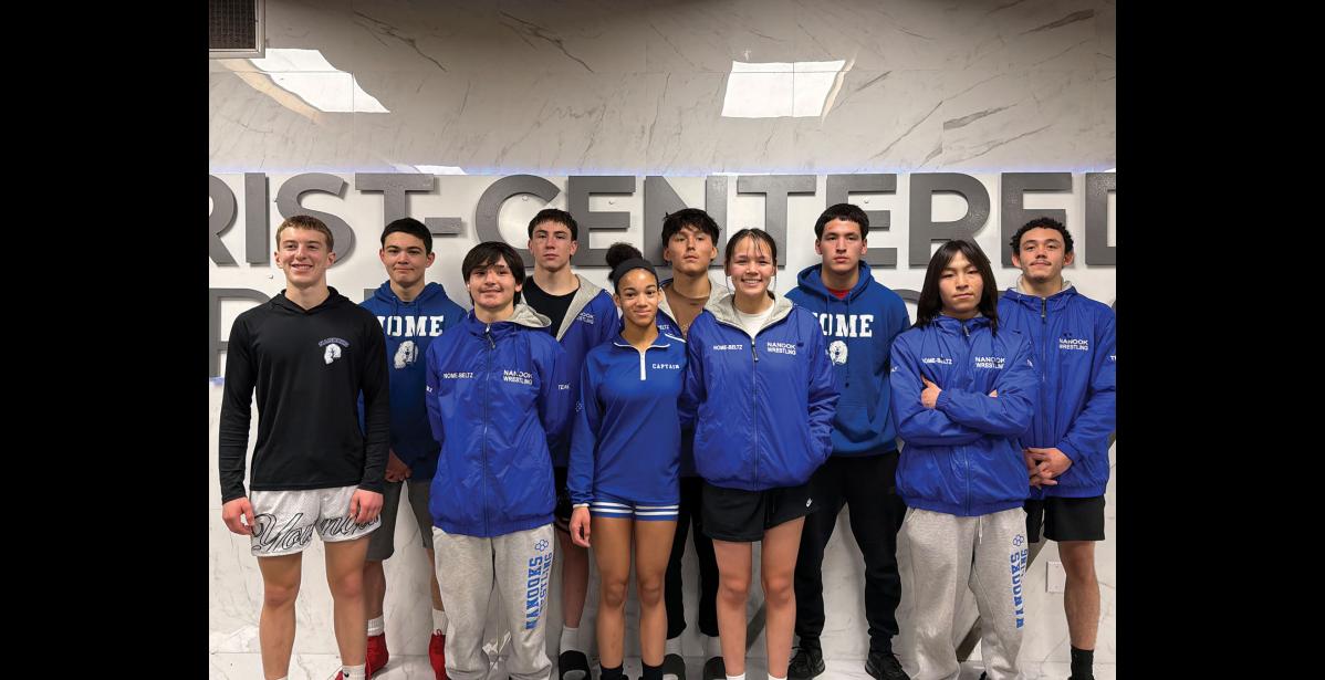 Photo courtesy Corey Erikson Nome wrestlers competed in Anchorage last week.