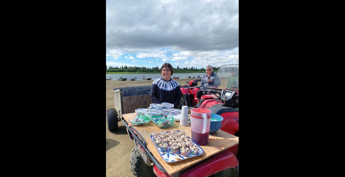 Photo by Precious Lincoln LEMONADE DAY— Regionwide kids turned into entrepreneurs for a day during Saturday’s Lemonade Day. Pictured is Caitlyn Lincoln at White Mountain.