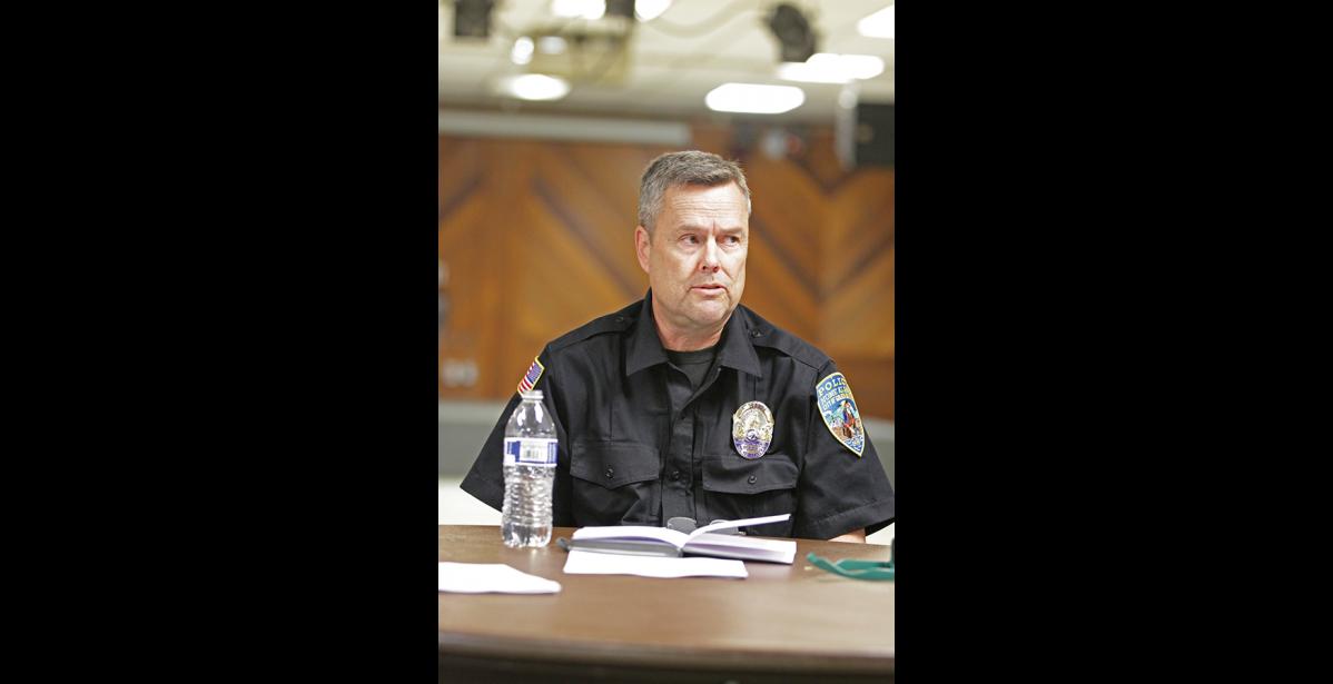 Photo by Diana Haecker Nome Police Chief Bob Estes