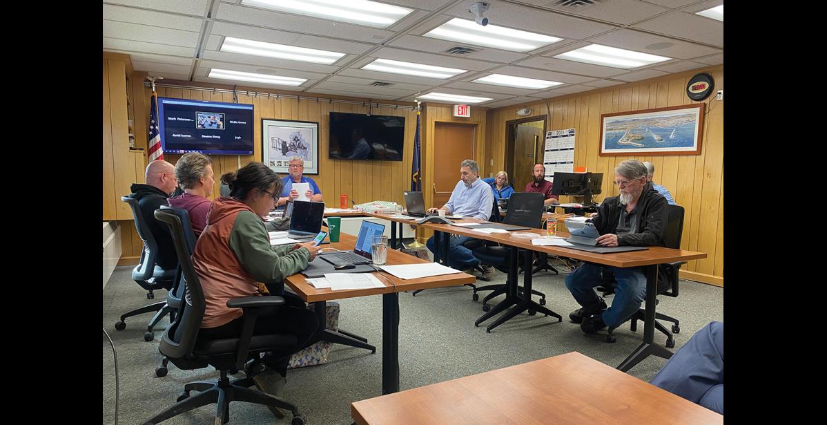 Photo by Diana Haecker COUNCIL— The Nome Common Council extended the emergency ordinance but rescinded travel mandates.