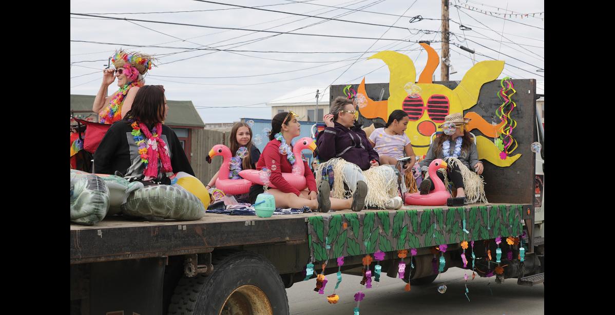 Photo by Diana Haecker Walking on Sunshine was this year's motto for the Midnight Sun Parade.