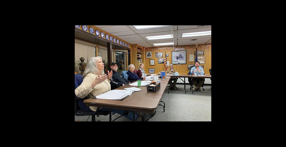 Photo by James Mason Nome Planning Commission during their meeting last week.