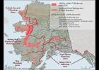 Image courtesy of Pew Charitable Trusts D-1 LANDS — This map shows the five BLM planning areas where D-1 lands (shaded in pink) could lose federal protections.