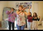 Photo by Megan Gannon REVITALIZING — Amber Cunningham, at center, has helped bring the new dance group to life in Unalakleet.