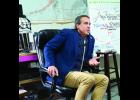 VISITING— U.S. Arctic Research Commission Chairman Tom Dans visited Nome last week. Photo by Nils Hahn