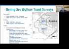 TRAWL SURVEY— Lyle Britt, director of the resource assessment and conservation engineering division of the Alaska Fisheries Science Center, presented findings from the summer trawl survey in the Northern and Eastern Bering Sea.