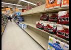 STILL CATCHING UP – While most inventory is back up to the mark paper goods, particularly toilet paper, remains in short supply. 